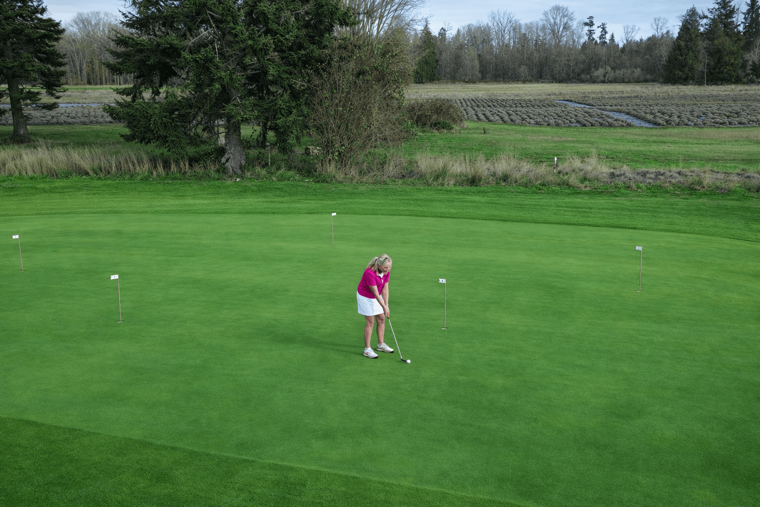 Fairway with mountain views